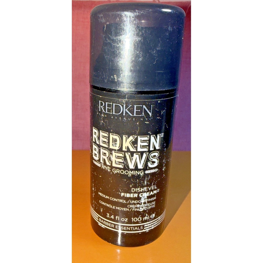 Redken Brews Dishevel Fiber Cream 3.4 Oz NEW Discontinued Medium Hold
